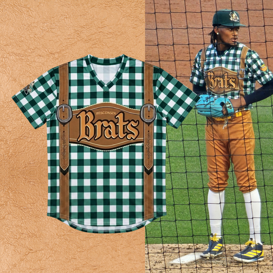 Wisconsin Brats Lederhosen Baseball soccer Jersey 2026